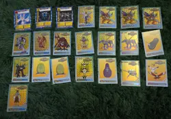 Original Digimon Cards Bandai Animated Holographics 137 Cards Original Owner - Image 3