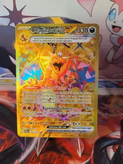 Charizard EX Holo Pokemon Card 228/197 Sv03 Mint Condition - Image 1