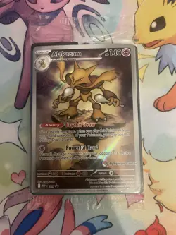 Alakazam MEP 009 Pokemon Center Promo Card Stamped Sealed - Image 1