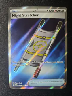 2025 Pokemon Mega Evolution MEG EN Night Stretcher Ultra Rare #173/132 - Image 1