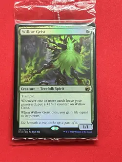 MTG Willow Geist Innistrad Midnight Hunt Prerelease Promo Sealed - Image 1
