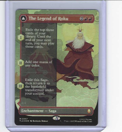 Magic MTG Avatar The Last Airbender The Legend of Roku Borderless Foil M0357 - Image 1