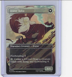Magic MTG Avatar The Last Airbender The Legend of Roku Borderless Foil M0357 - Image 2