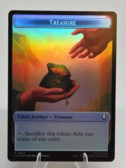 Aang, Awoken Avatar Marit Lage Treasure FOIL Token X1 TLE MTG Avatar Eternal FB3 - Image 2