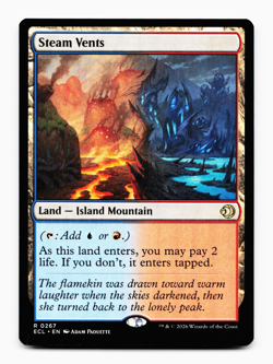 Steam Vents [Lorwyn Eclipsed] Magic MTG ECL 0267 - Shock Land 💧🔥 - Image 3