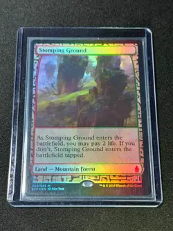 Stomping Ground Foil MTG (ZNE) Zendikar Rising Expedition Unplayed NM # 009 - Image 3