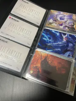 MTG Final Fantasy Art series GOLD STAMP Compleme Set Japanese - Image 3