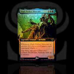 High Perfect Morcant ~Borderless Foil~ Rare Elf Noble ~ Lorwyn Eclipsed ~ ECL - Image 1