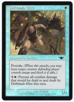 Deftblade Elite 2003 Legions FOIL White Common Creature MTG NM AZ1 - Image 1
