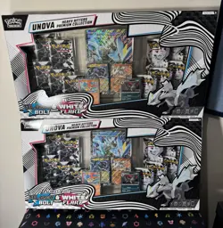 Pokemon TCG Black Bolt White Flare Unova Heavy Hitters Premium Collection 2 Pack - Image 1