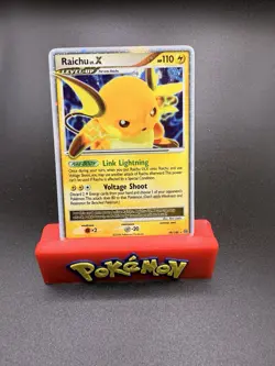 Pokemon TCG Raichu LV.X 99/100 Stormfront Holo Ultra Rare 2008 NM - Image 1