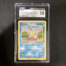 Pokemon Squirtle 001/034 TCG Classic Holo CGC 10 Classic Collection English - Image 1