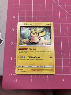 Pokemon TCG Pikachu Handmade 3D Card with UV Resin Detail - Image 3