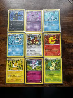 Pokemon TCG Eeveelution Black & White Promo Full Set BW87 - BW94 + Holo Sylveon - Image 1