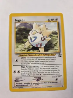 Togepi #30 Black Star Promo Pokemon Vintage WOTC TCG - Image 2