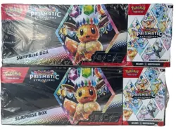 Pokemon Prismatic Evolutions Surprise Box Booster Bundle 2 Boxes TCG English - Image 2