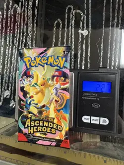 22.7g HEAVY -Pokemon Ascended Heroes Booster Pack -Possible GODU SAME DAY SHIP! - Image 1
