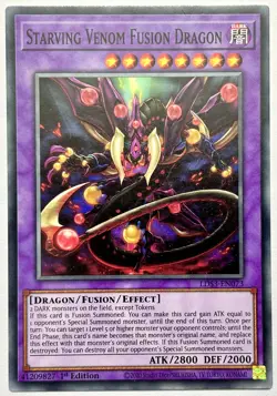 LDS3-EN073 Starving Venom Fusion Dragon - Common 1st Edition Lightly Played - Image 1