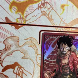 One Piece English Monkey.D.Luffy ST01-001 Leader Foil - Near Mint - Image 5