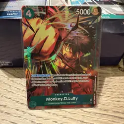 Monkey.D.Luffy PRB02-005 SR Foil Alt Art English NM One Piece CCG - Image 1