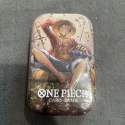 💎 One Piece Tin Pack Set Vol. 2 Monkey D. Luffy 💎 FACTORY SEALED - Image 1
