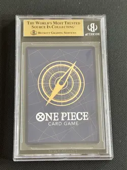 BGS 10 PRISTINE One Piece Monkey D. Luffy Promo ST21-014 Magazine Shonen Jump - Image 2