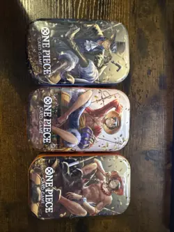 One Piece Tin Pack Set Vol 2 Set of 3 I TS-02 OP-13 I Factory Sealed ✅ - Image 1