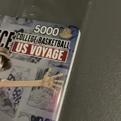 One Piece TCG Luffy College Basketball US Voyage Promo Card SEALED MSG - Image 4