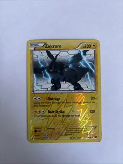 Pokemon Card ZEKROM BW Next Destinies 50/99 Reverse Holo Rare - NM - Image 1