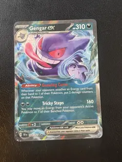 Gengar ex Temporal Forces Ultra Rare Pokemon Card TCG 104/162 Scarlet & Violet - Image 1