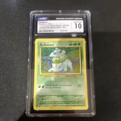 Pokemon Bulbasaur 2023 TCG Classic 001/034 Holo CGC 10 Graded Card - Image 1