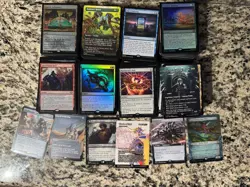 MTG Variety Set Bulk Card Lot 800+ With C, U, R, M, Foils & Collector Cards - Image 1