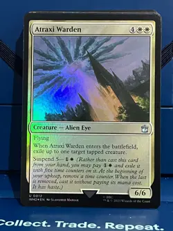 MTG Dr. Who Atraxi Warden Foil UC NM/M WHO - Image 1