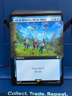 MTG Dr. Who All of History, All at Once Extended Art Rare NM/M WHO - Image 1