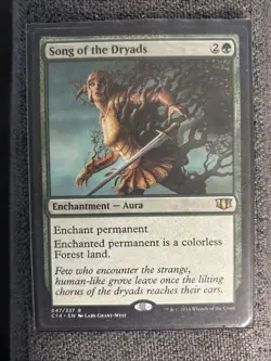 Magic the Gathering Song of the Dryads Enchantment #47 2014 NM Condition - Image 1