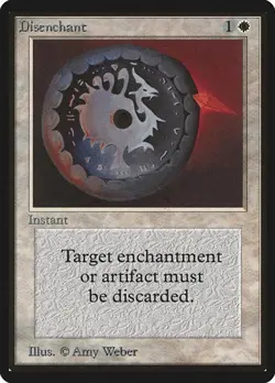 Disenchant Limited Edition Beta HP MTG - Image 1