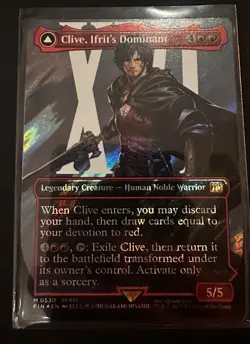 Clive, Ifrit's Dominant (Borderless) (Surge Foil) (0530) Final Fantasy Foil - Image 1