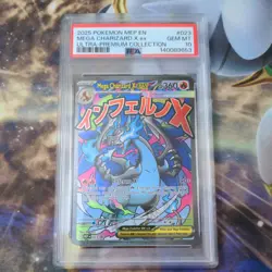 2025 Pokemon UPC Promo Mega Charizard X EX Ultra Premium Collection PSA 10 #023 - Image 1