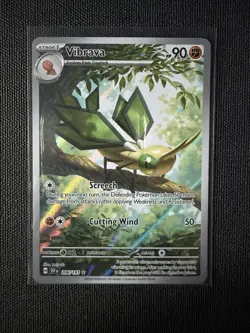 Vibrava 206/191 - Pokemon Surging Sparks Holo Illustration Rare NM - Image 1