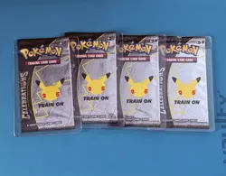 4x Pokemon Celebrations Booster Packs Factory Sealed - Image 1