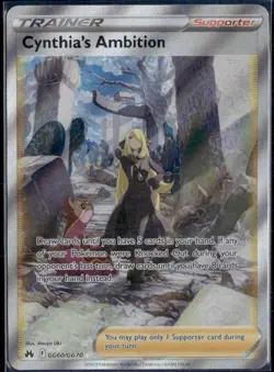 Pokemon SWSH Crown Zenith Cynthia's Ambition GG60/GG70 - Image 1