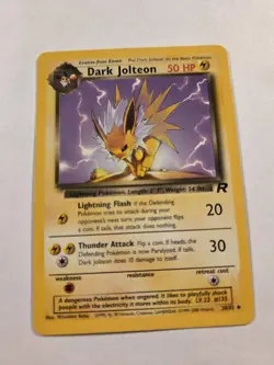 Dark Jolteon 38/82 Team Rocket - Pokemon TCG 2000 - Image 1