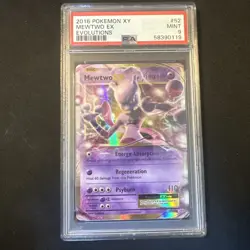 Pokemon TCG 2016 XY Evolutions Mewtwo EX 52/108 | PSA 9 - Image 2