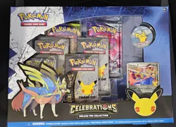 Pokemon Tcg Celebrations 25th Anniversary Deluxe Pin Collection Box Zacian 820650809422 - Image 1