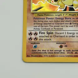 Charizard Holo 4/130 Pokemon TCG Base Set 2 - Image 5