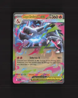Mega Charizard X ex 013/094 Phantasmal Flames Ultra Rare Holo Pokemon Card NM - Image 1