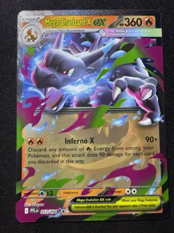 Pokemon TCG Mega Charizard x EX 013/094 Phantasmal Flames Ultra Rare - Image 1