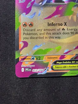 Pokemon TCG Mega Charizard x EX 013/094 Phantasmal Flames Ultra Rare - Image 4