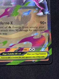 Pokemon TCG Mega Charizard x EX 013/094 Phantasmal Flames Ultra Rare - Image 5