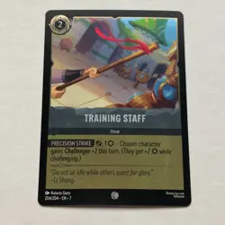 Training Staff 204/204 Disney Lorcana Archazia's Island Common Cold Foil Card NM - Image 1